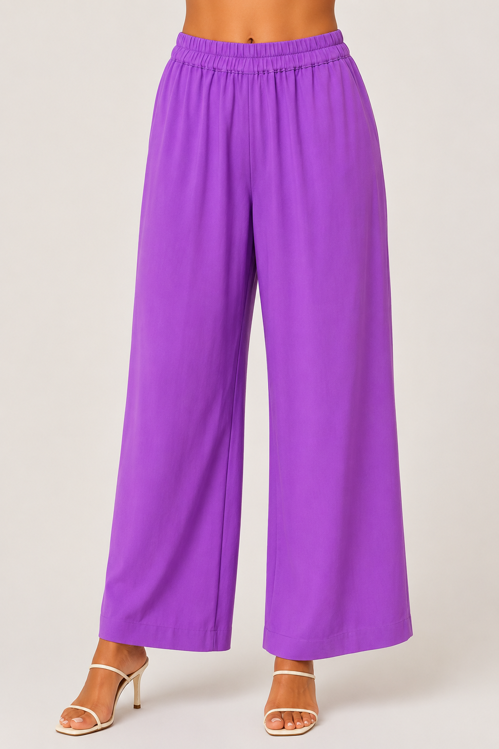 PANTALONE PALAZZO LINO
