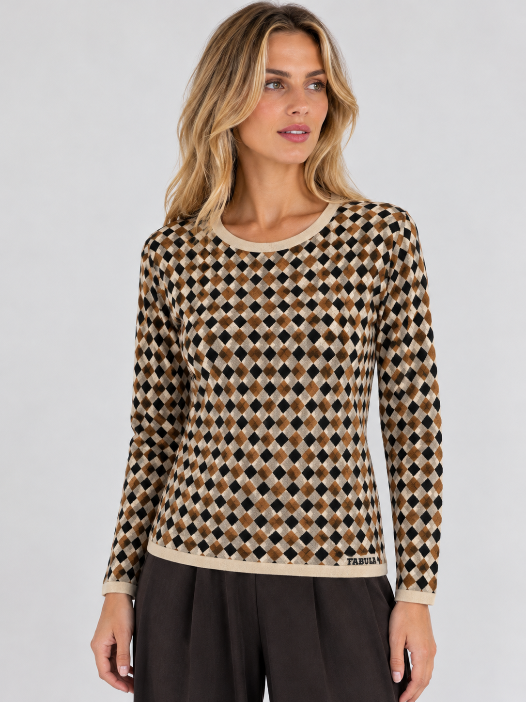 MAGLIA ROMBI SLIM