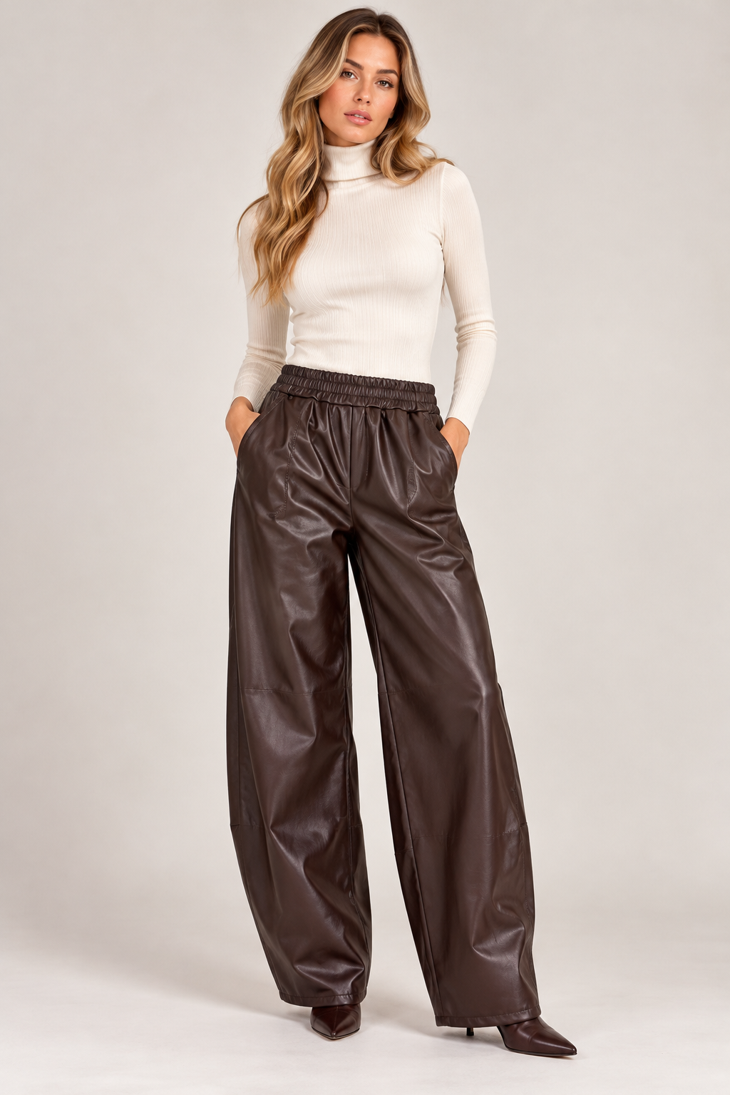 PANTALONE BALLOON ECOPELLE