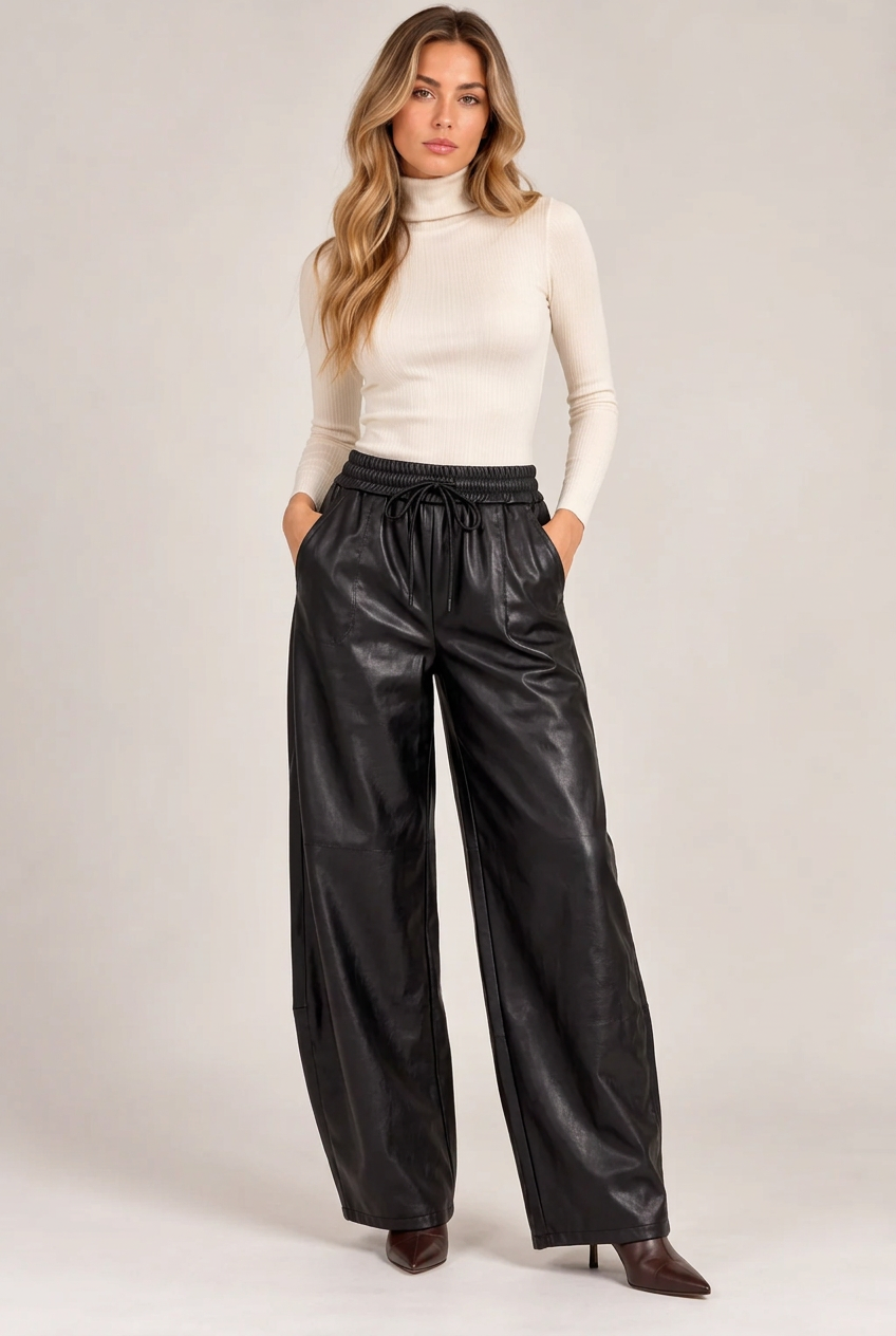 PANTALONE BALLOON ECOPELLE