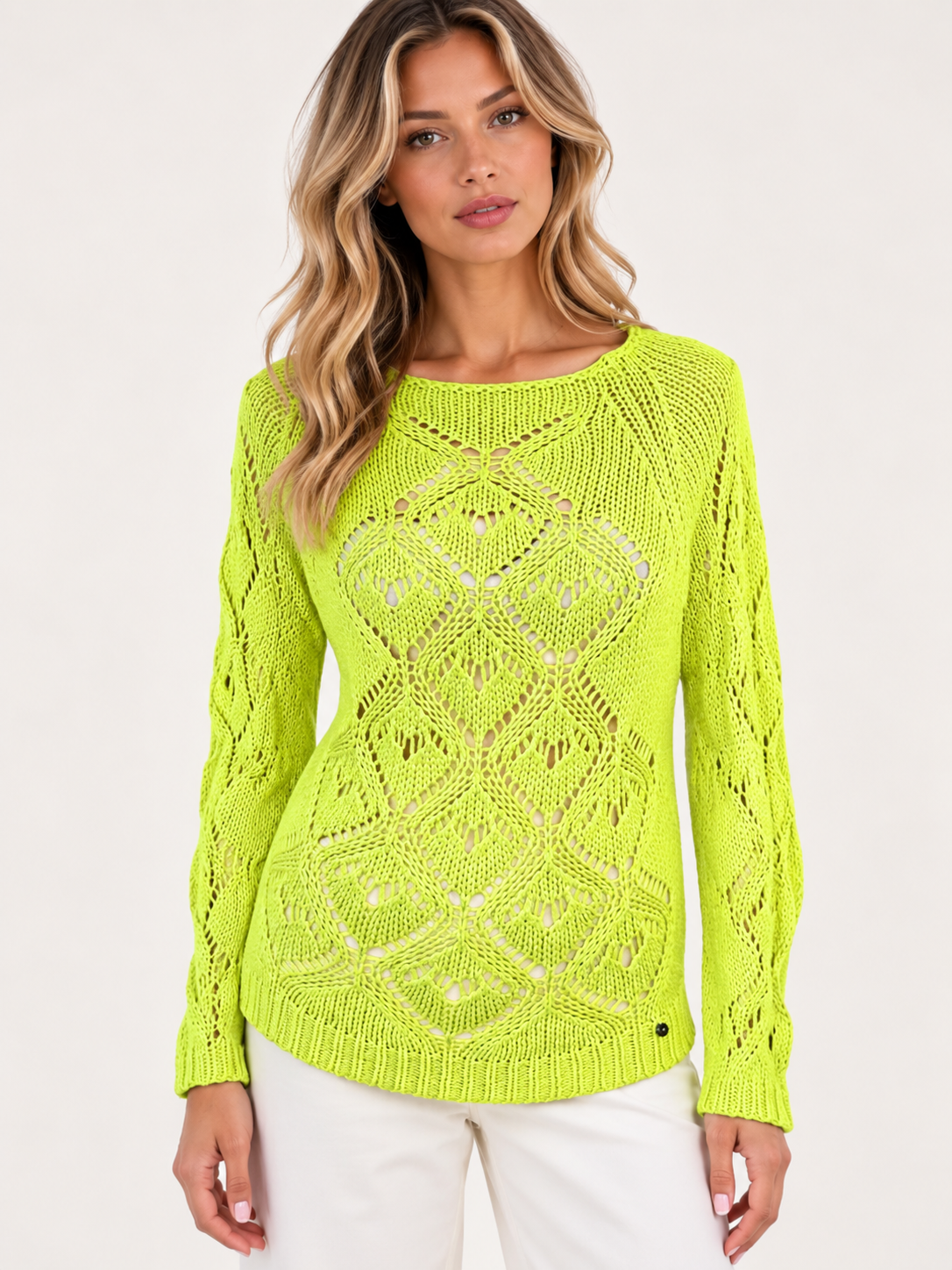 MAGLIA FETTUCCIA ROMBI