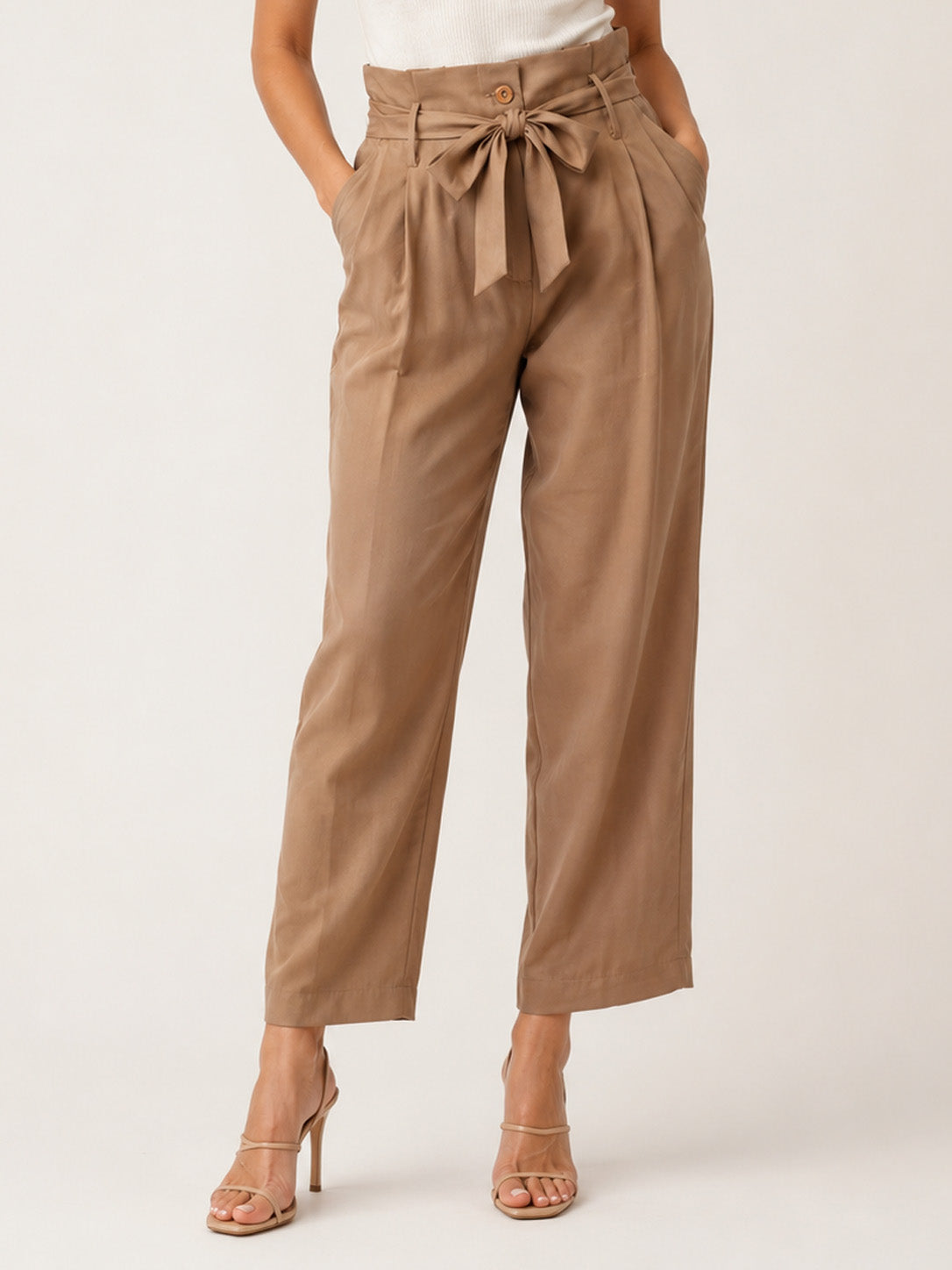 PANTALONE EFFETTO LAMINATO