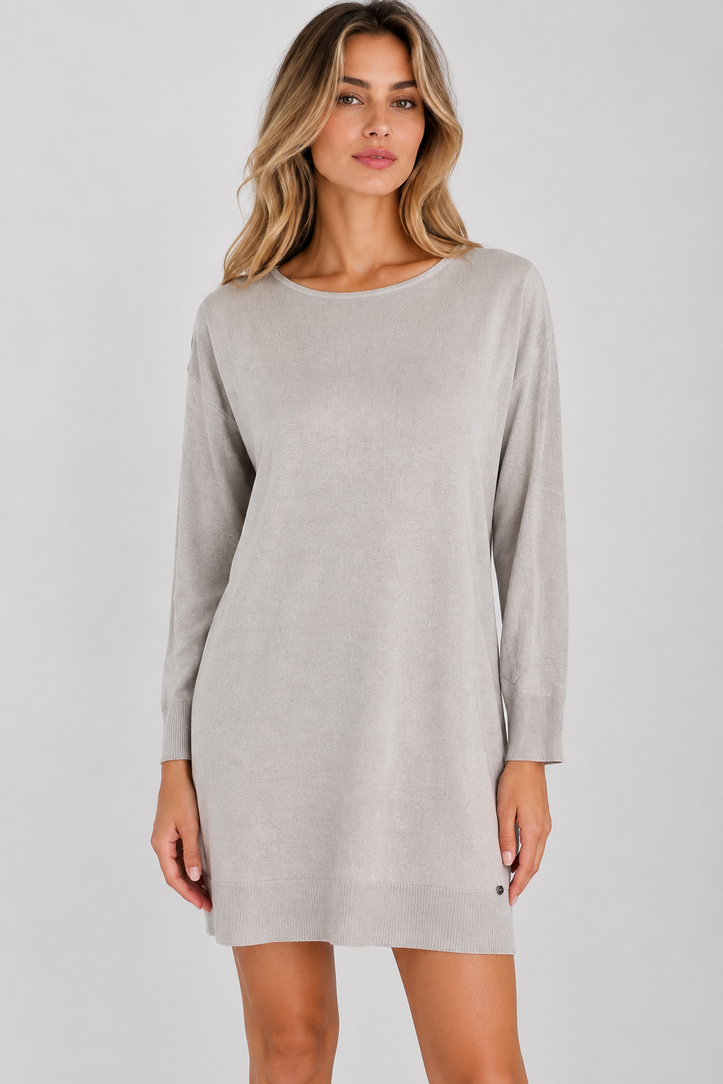 MAXI MAGLIA SCATOLETTA TINTA UNITA