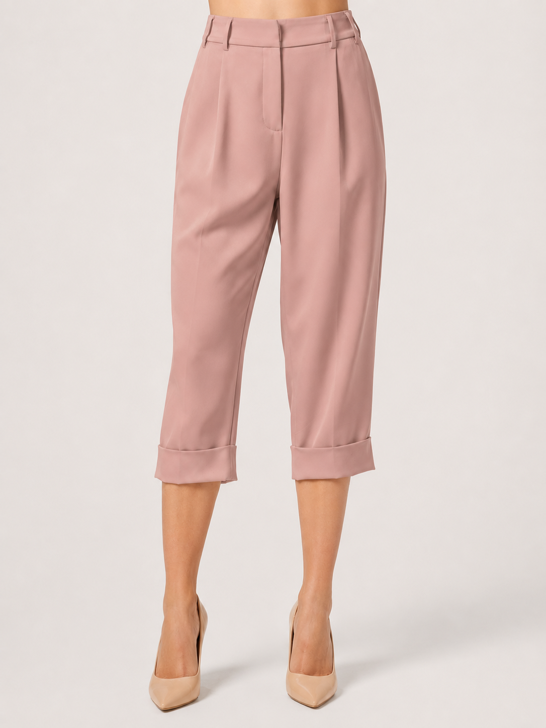 PANTALONE T/FILO CON RISVOLTO