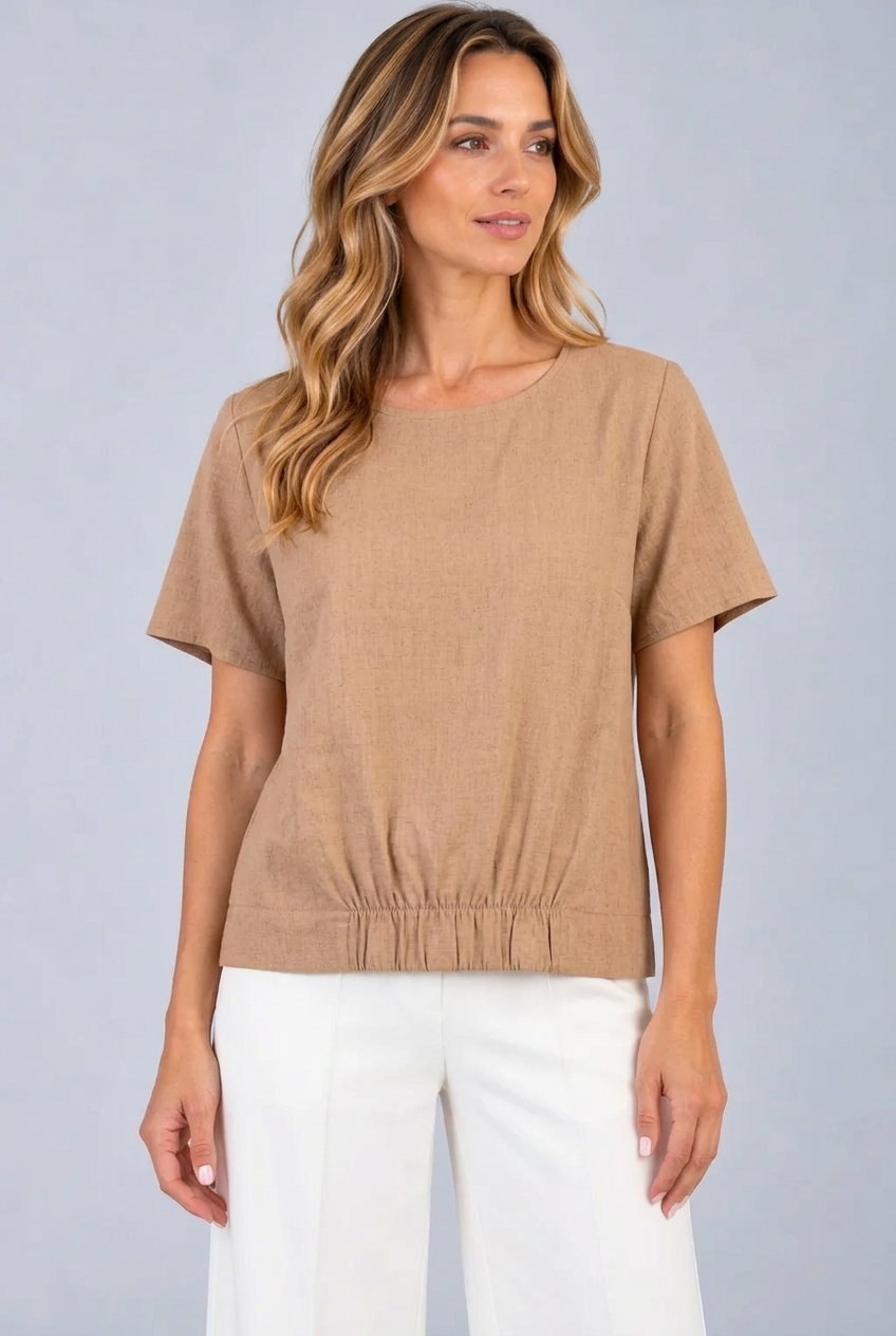 BLUSA M/C TELA PARACADUTE