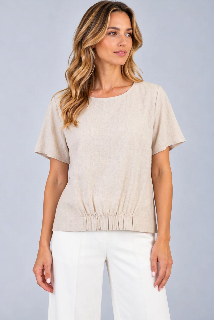BLUSA M/C TELA PARACADUTE