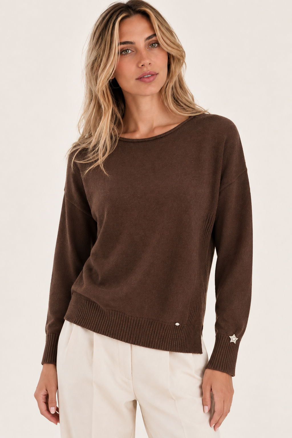 MAGLIA BOTTONE STELLA