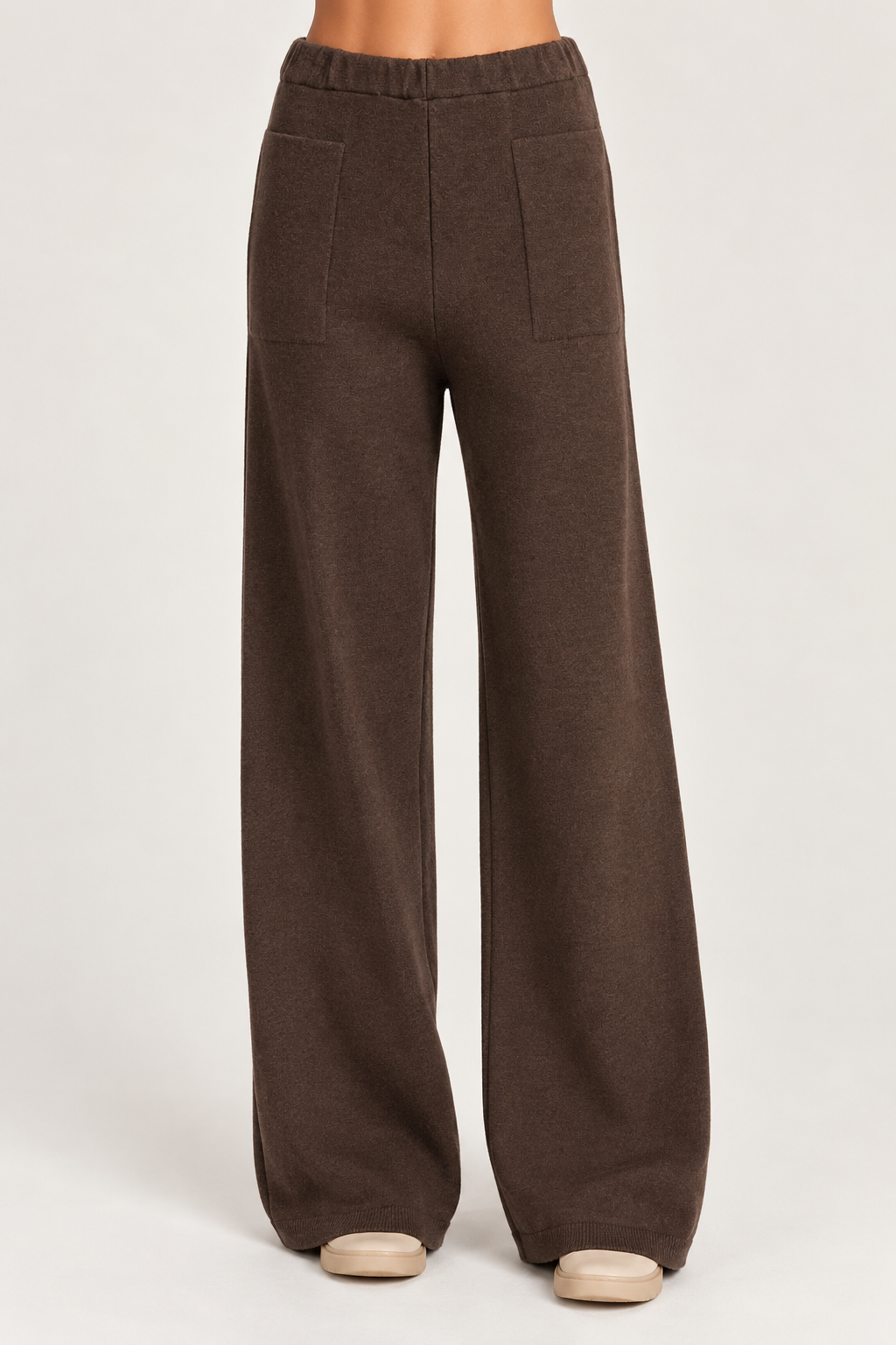 PANTALONE IN MAGLIA CON TASCHE