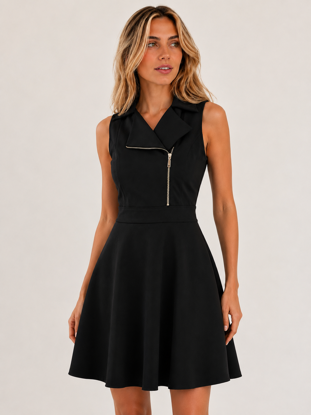 ABITO SMANICATO ZIP