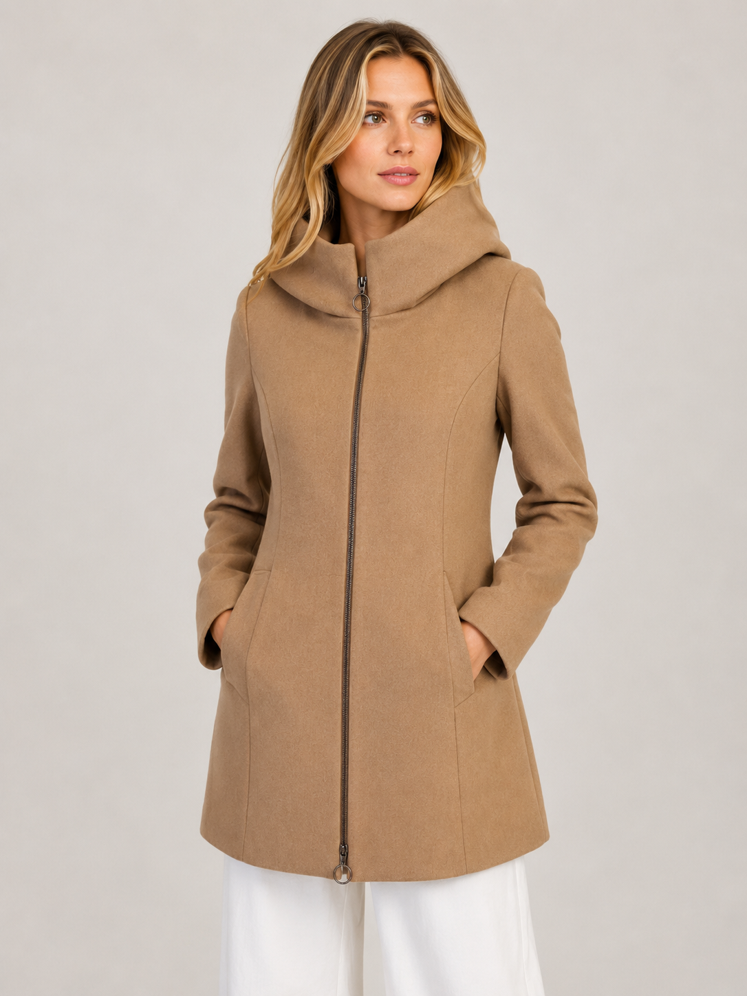 CAPPOTTO CAPPUCCIO ZIP