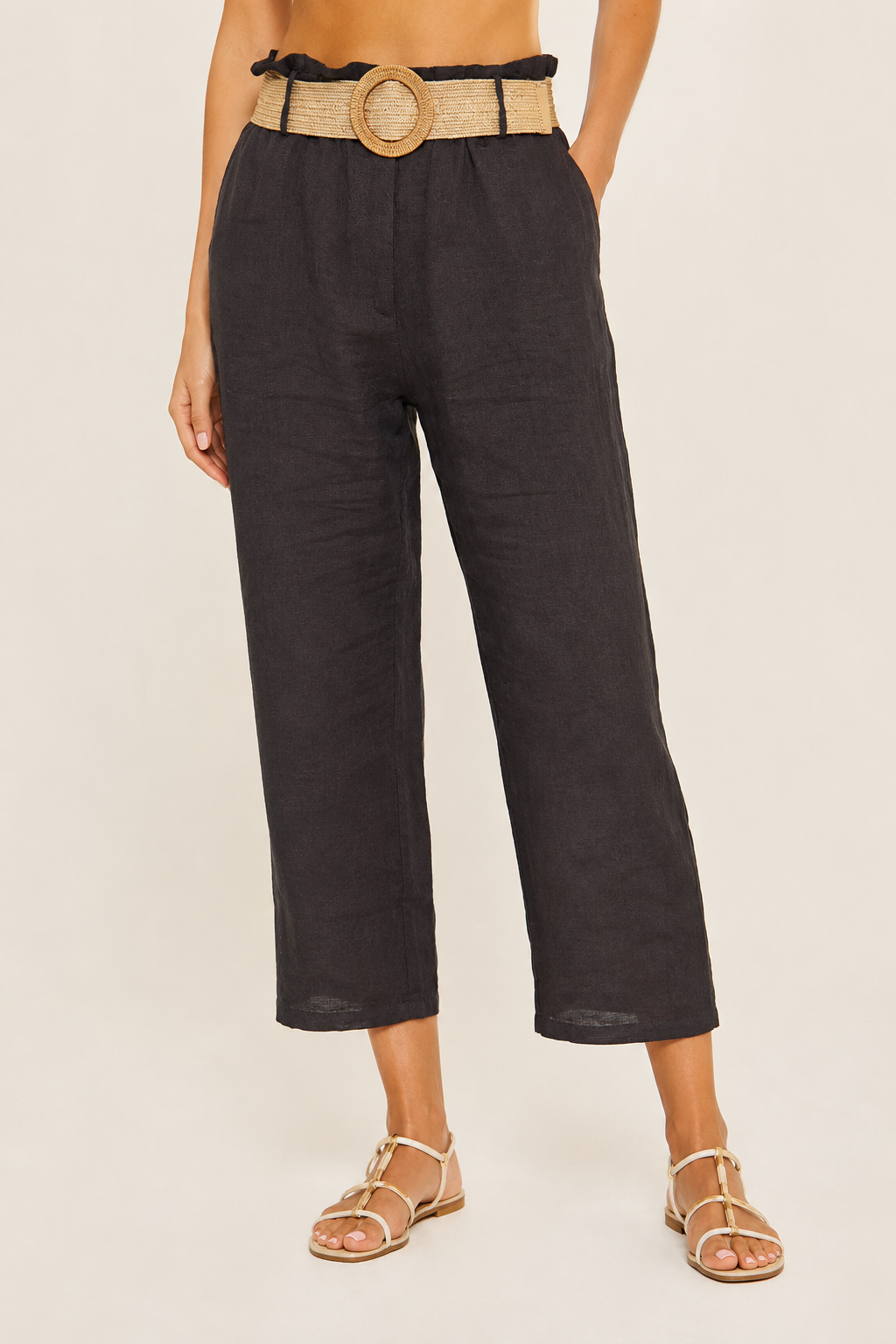 PANTALONE BAGGY LINO C/CINTURA