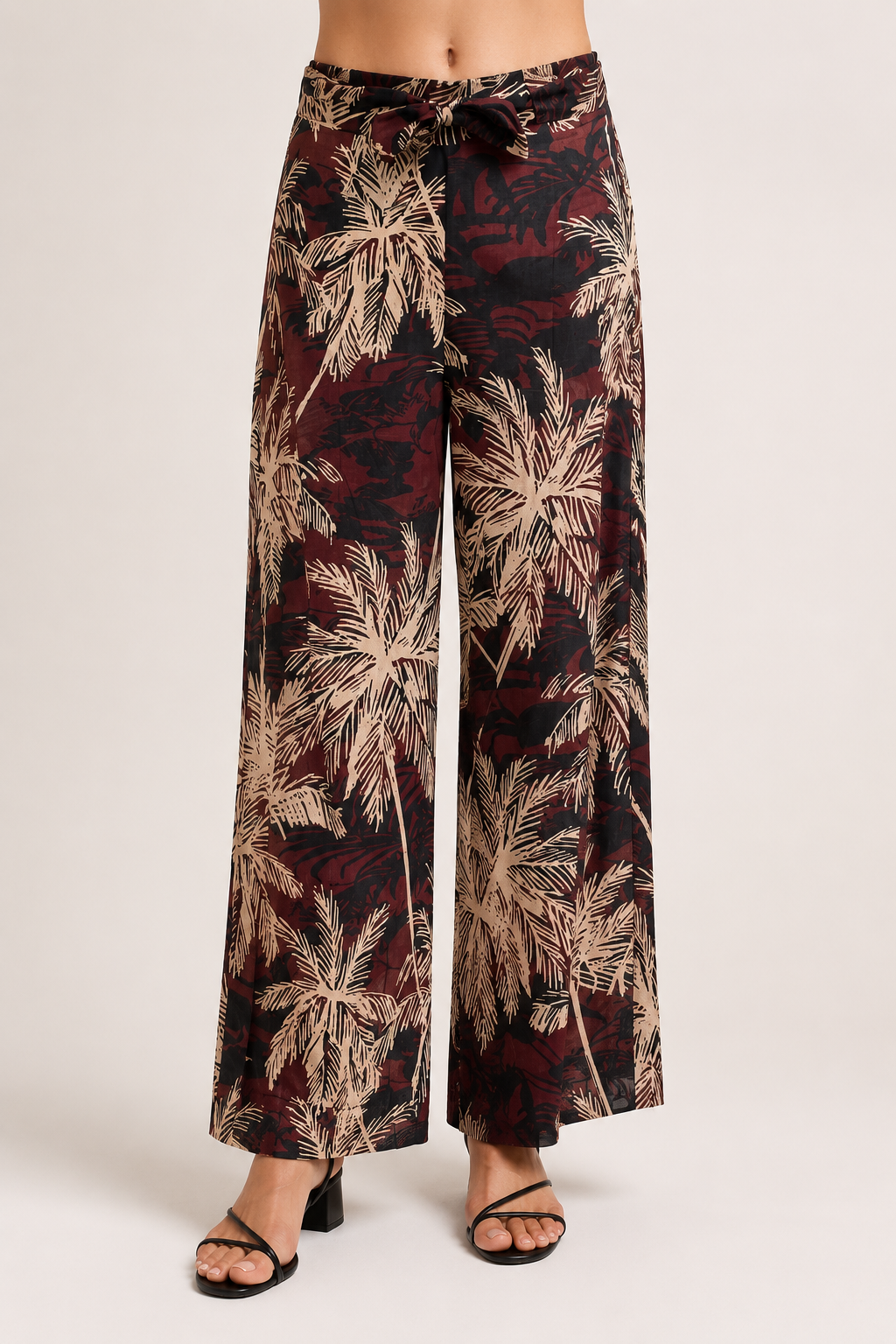 PANTALONE FANTASIA PALME C/FIOCCO