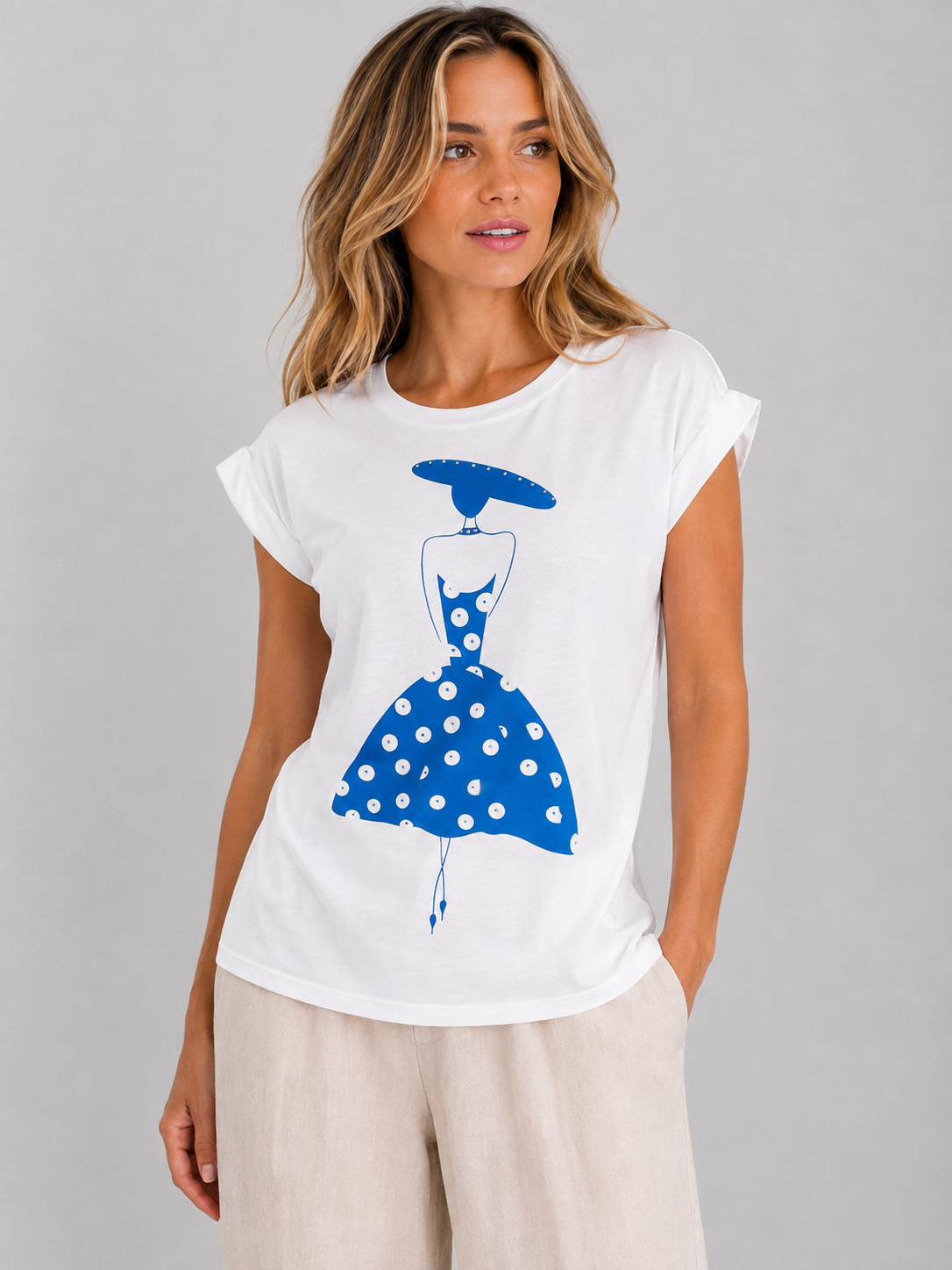 T-SHIRT STAMPA GLITTER E STRASS