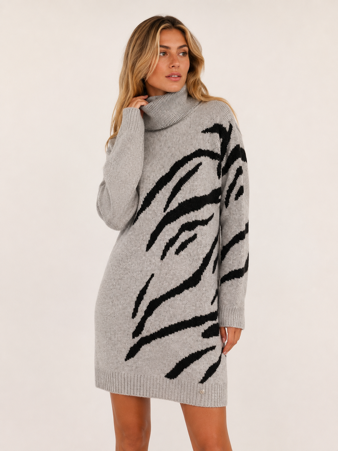 ABITO COLLONE FANTASIA ZEBRATA LUREX