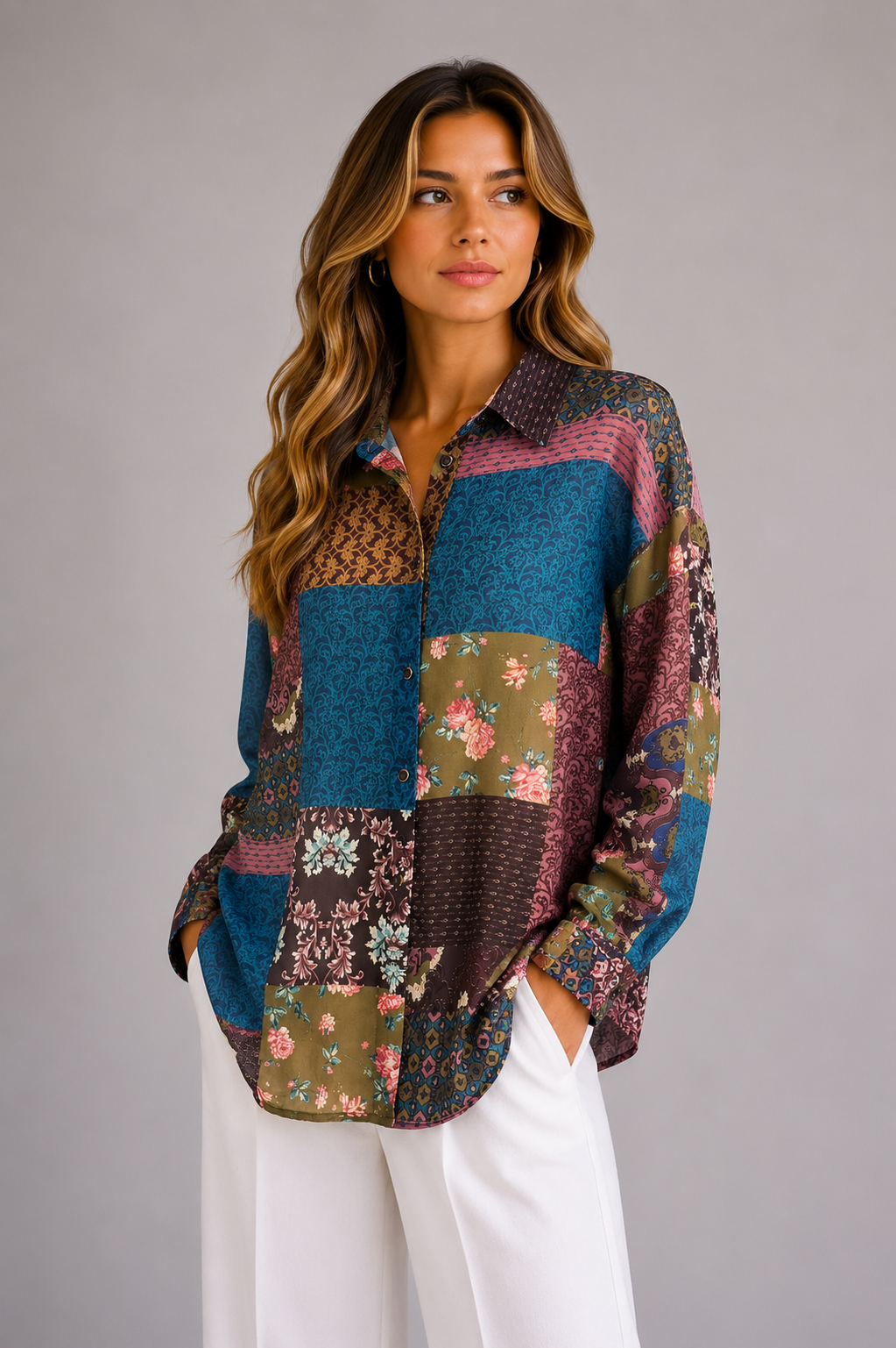 CAMICIA PATCHWORK