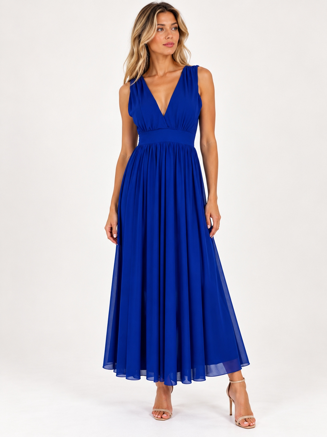 ABITO LUNGO TULLE