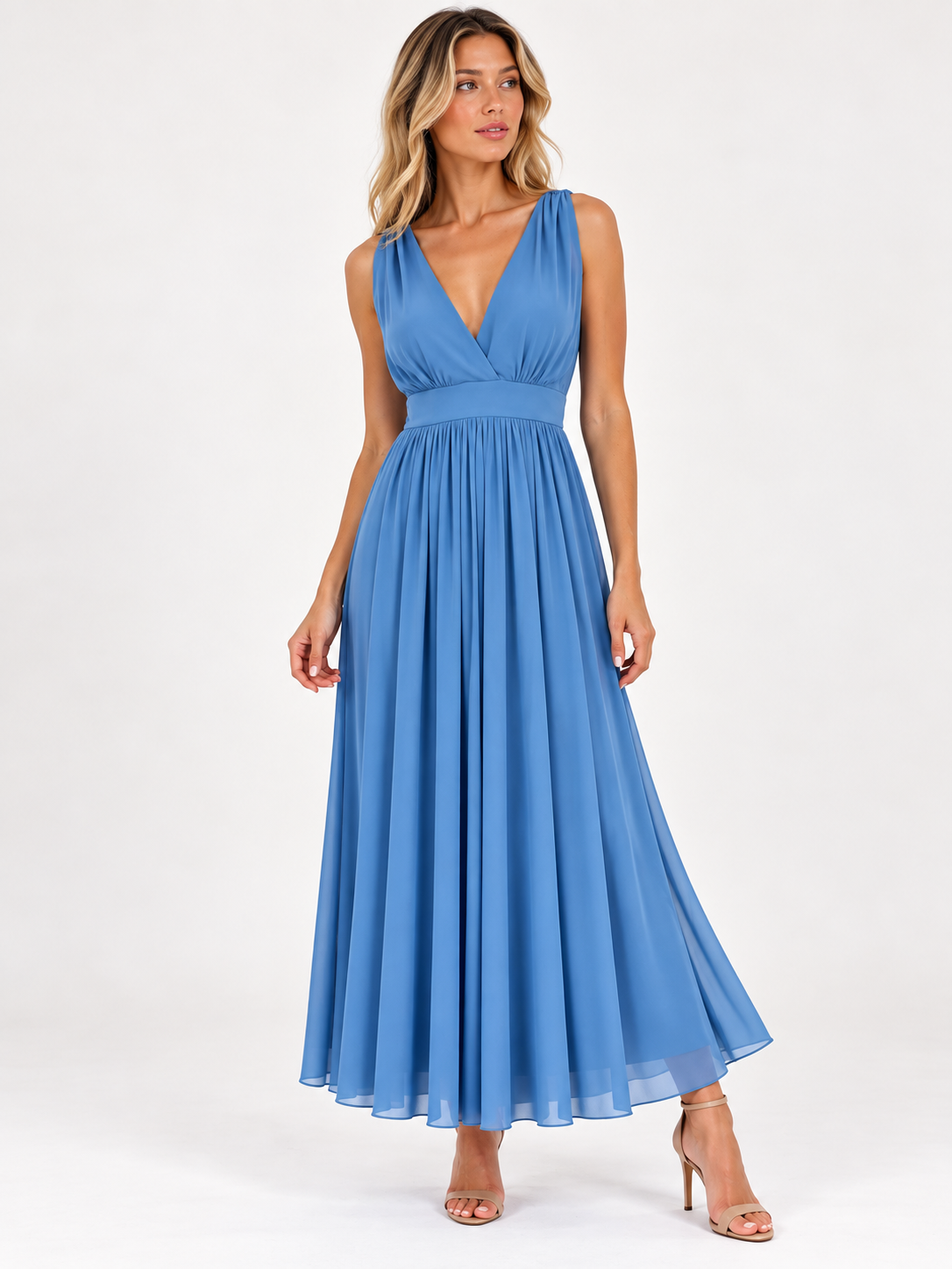 ABITO LUNGO TULLE