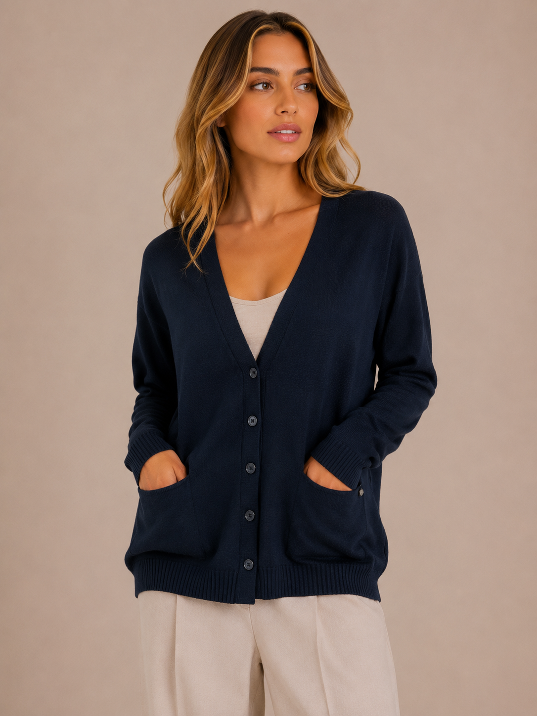 CARDIGAN V TASCHE