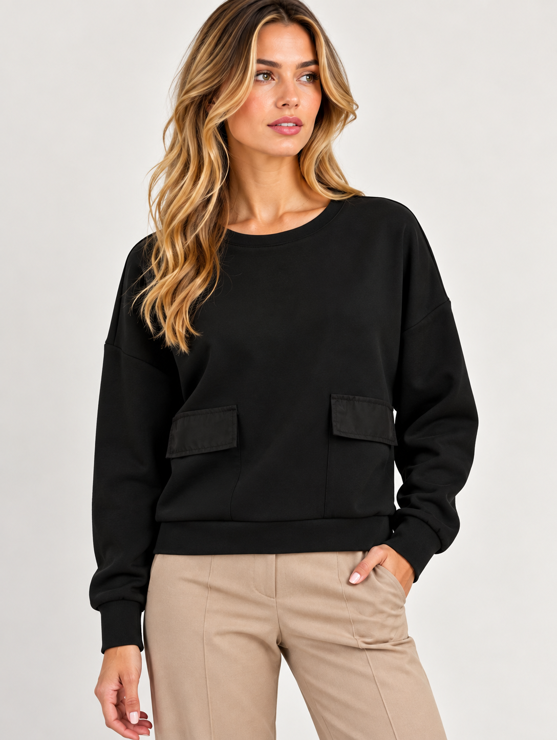 BLUSA TASCHE PATTINE