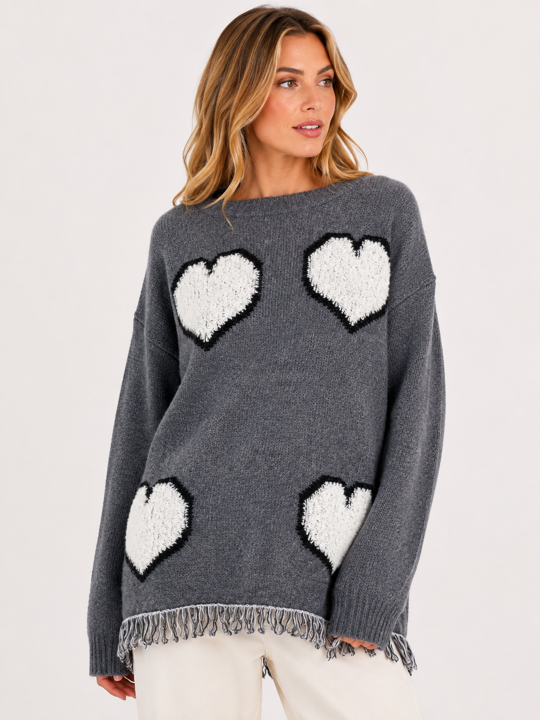 MAGLIA CUORI SPUGNA