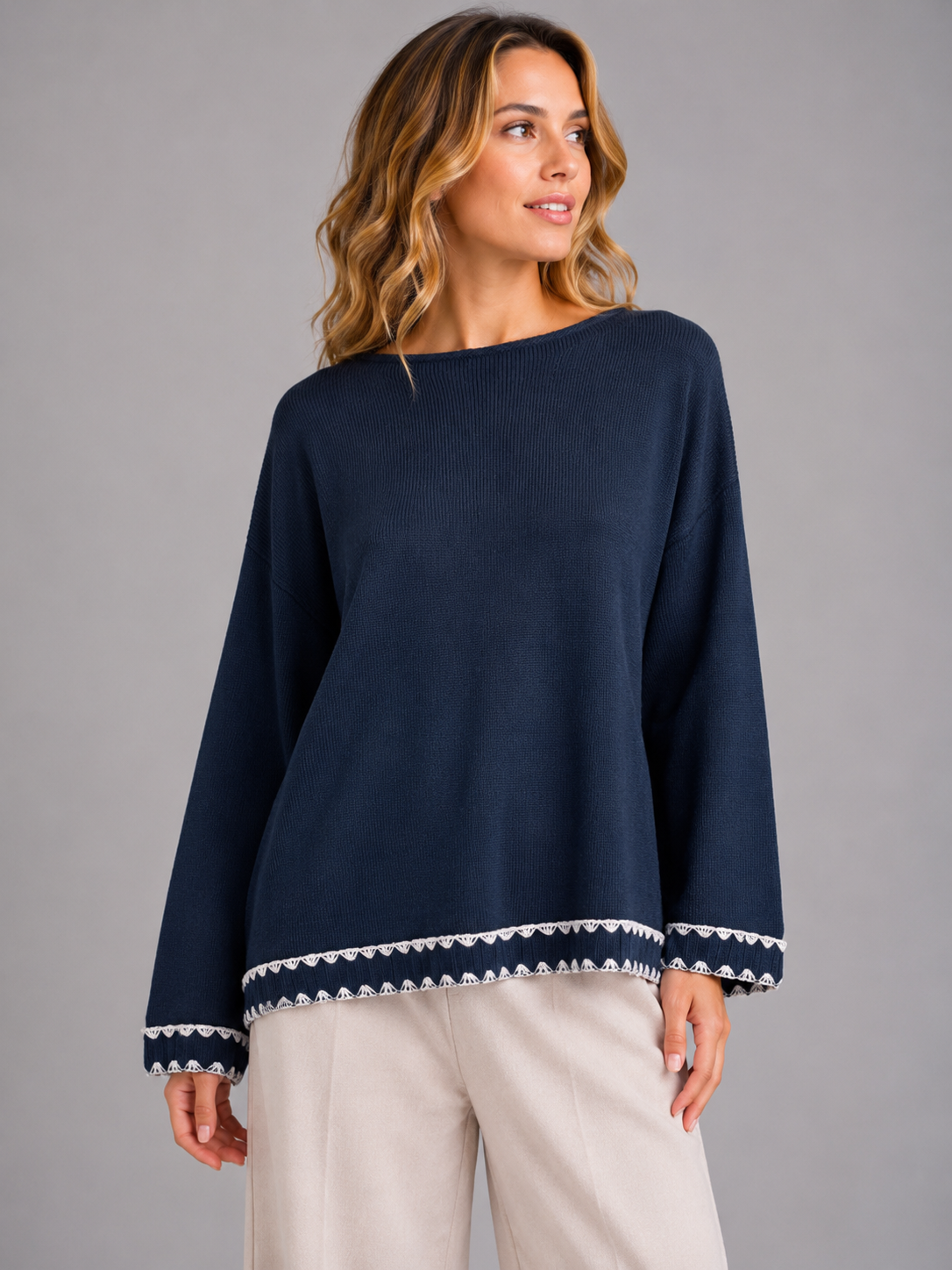 MAGLIA BORDO LUREX