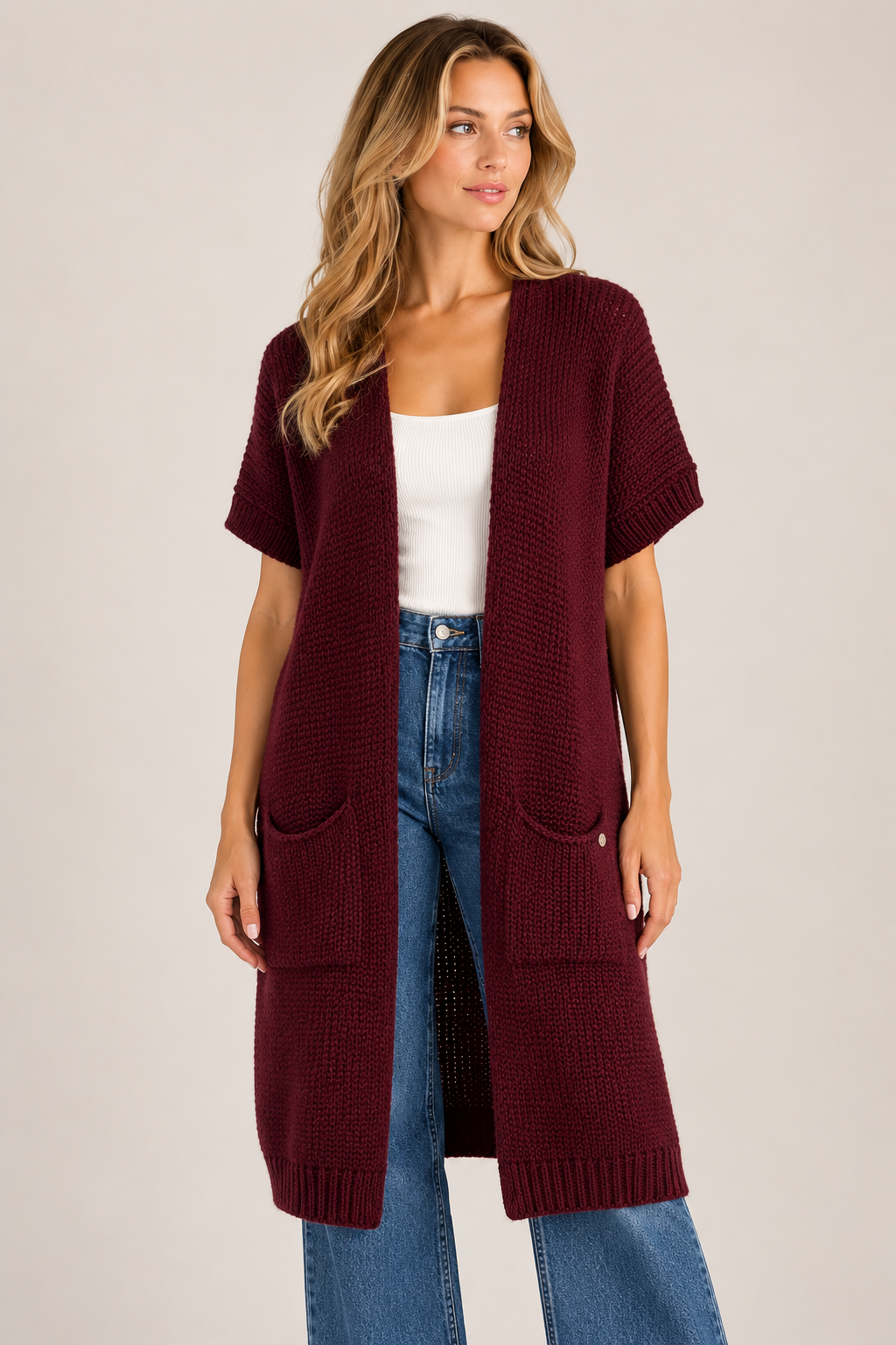GILET MAXI TASCHE