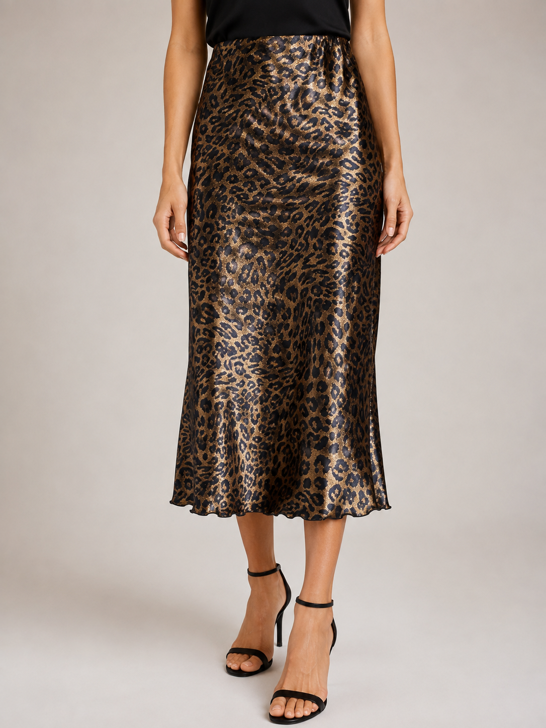 LONGUETTE ANIMALIER DORATA