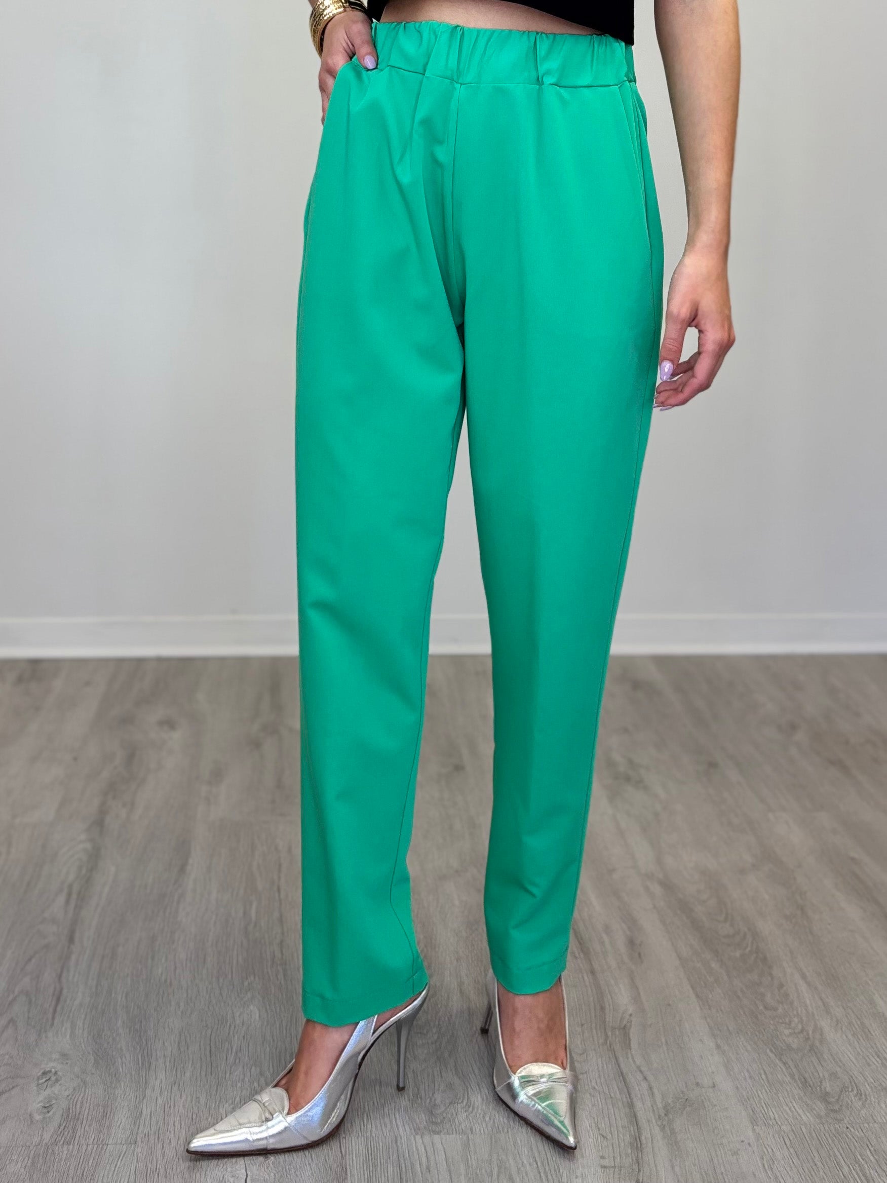 PANTALONE ELASTICO IN VITA