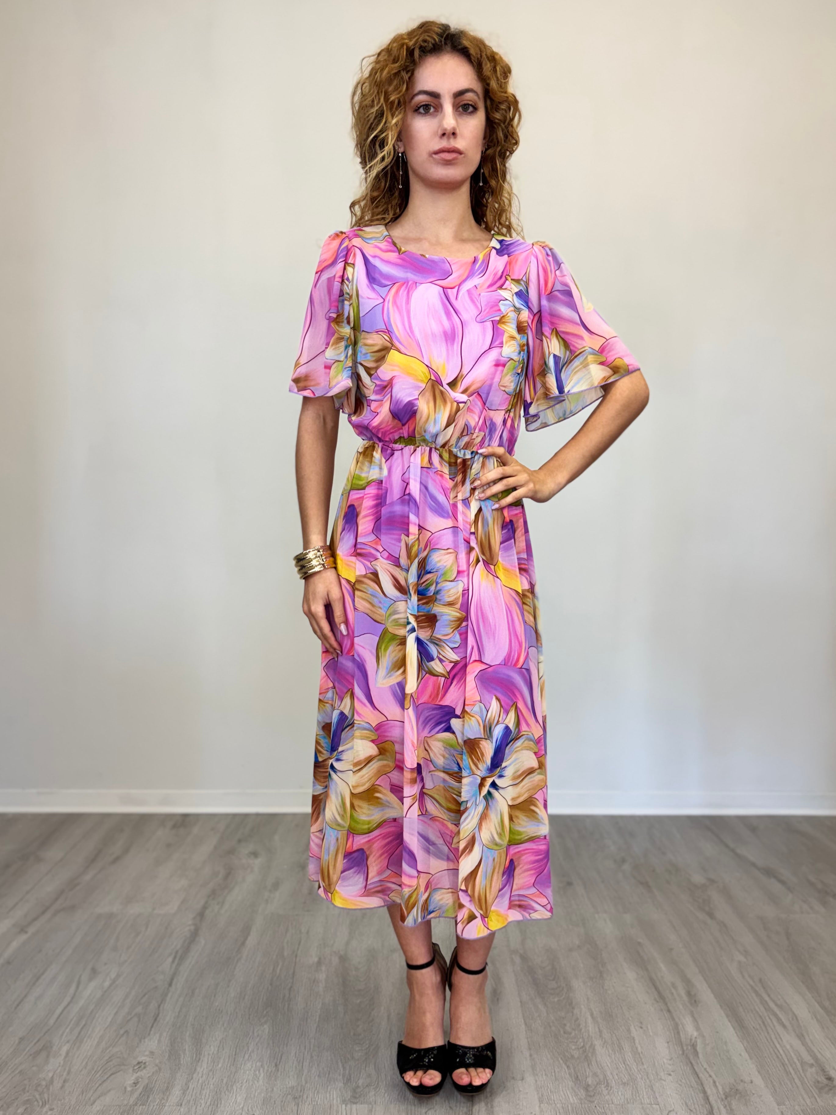 ABITO MIDI FLOREALE