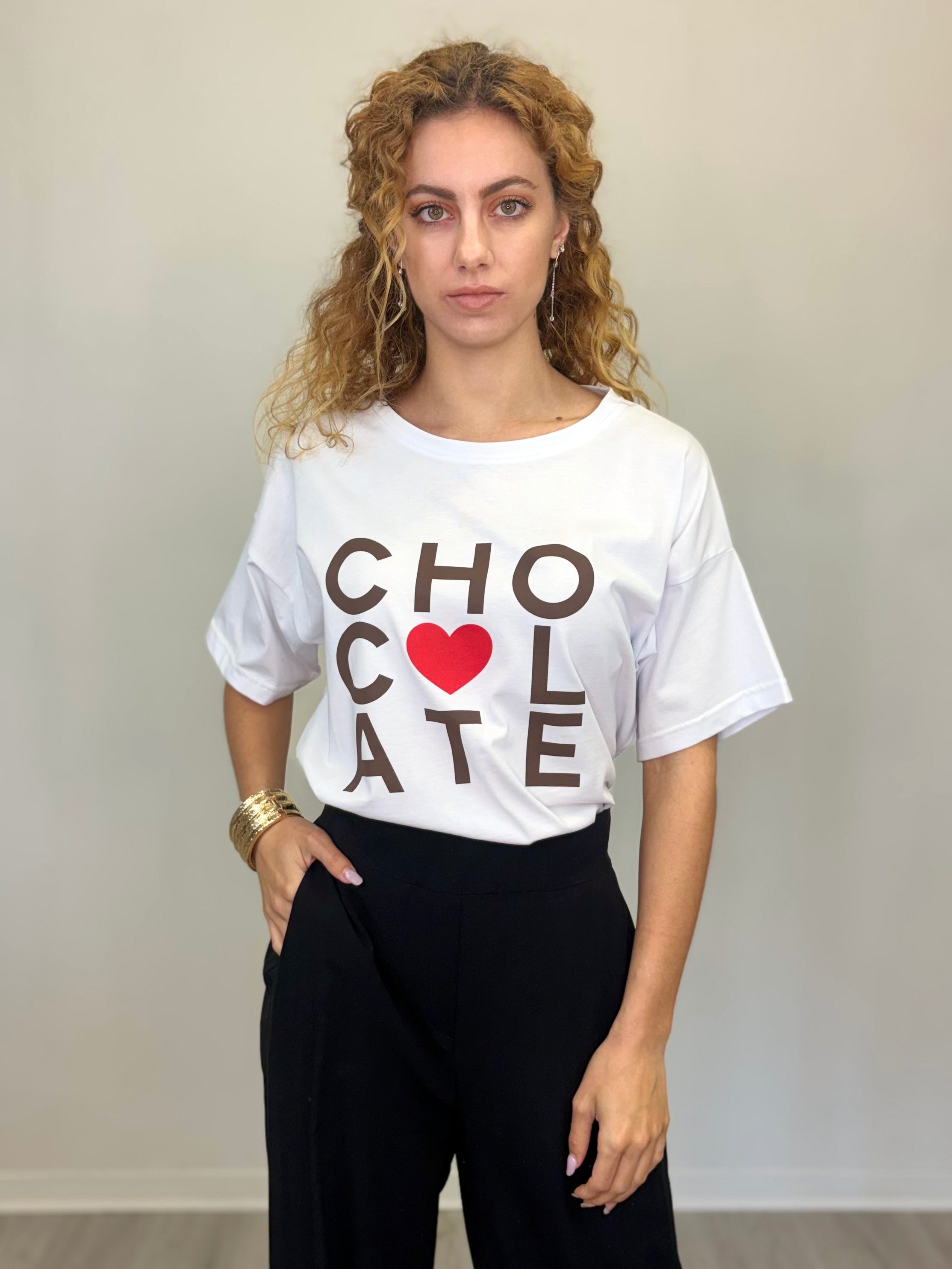 T-SHIRT STAMPA CHOCOLATE