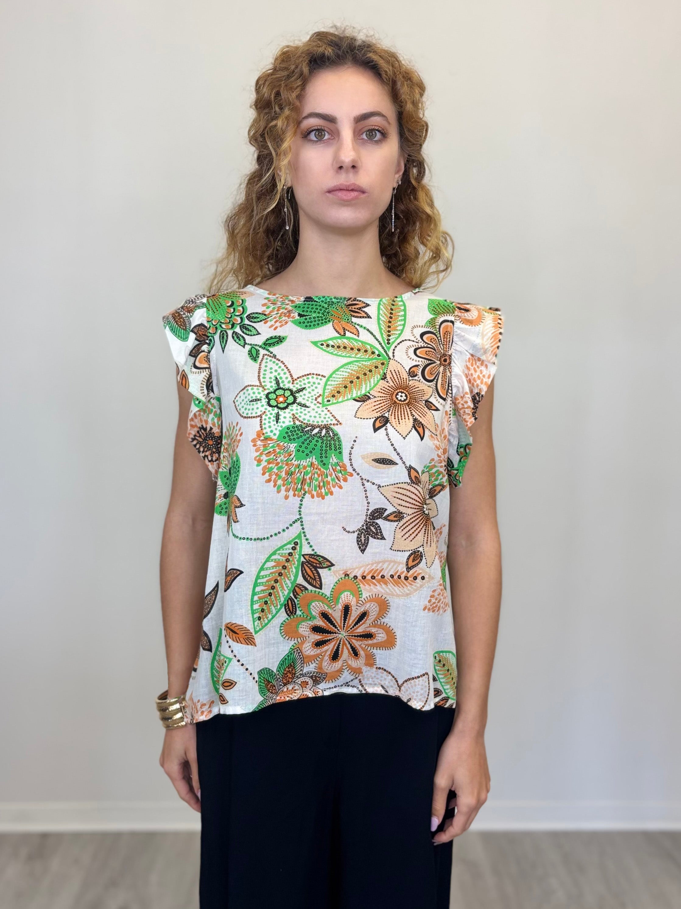 TOP FANTASIA FIORI VOLANTS