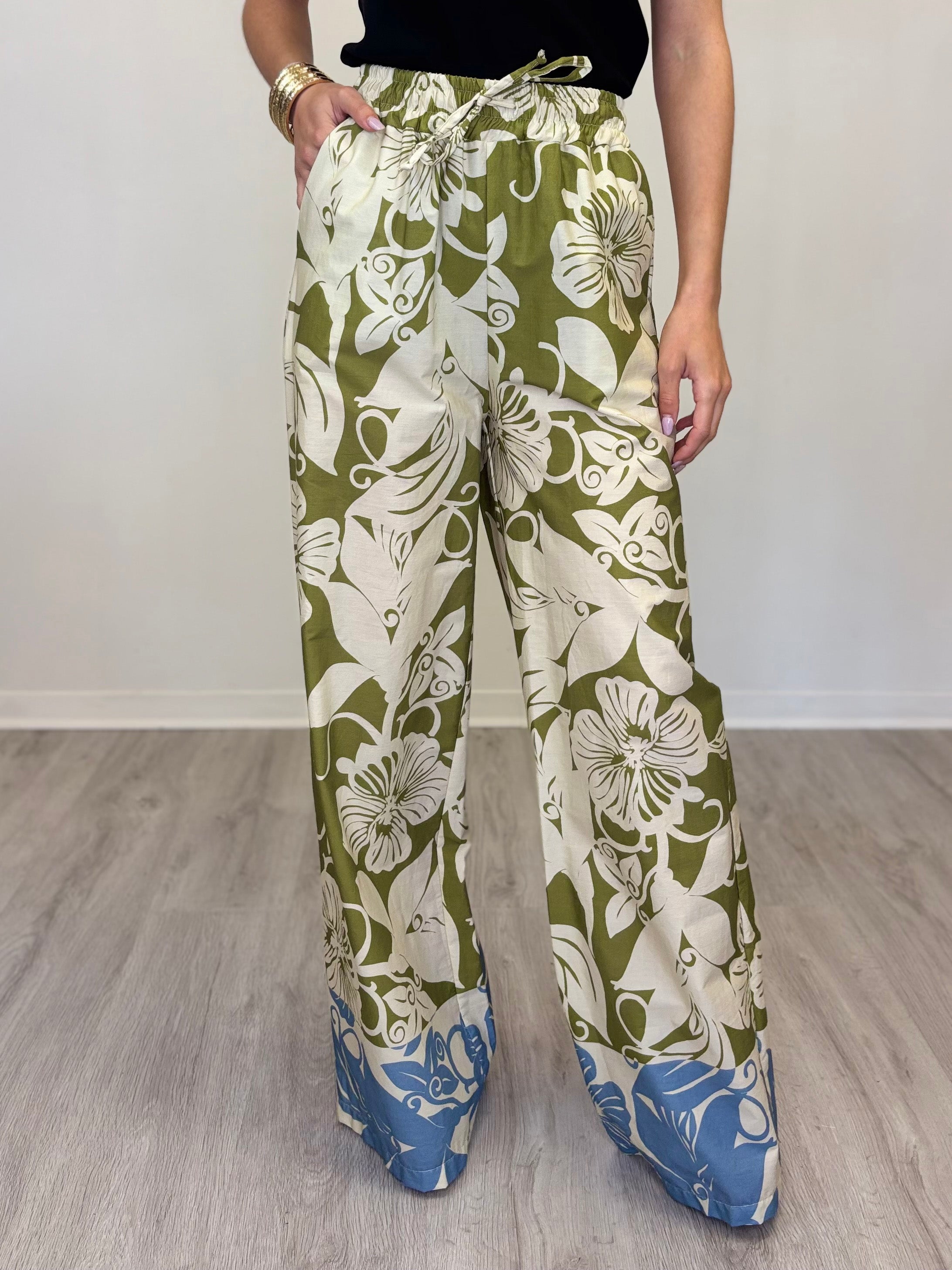 PANTALONE FIORI POLINESIA