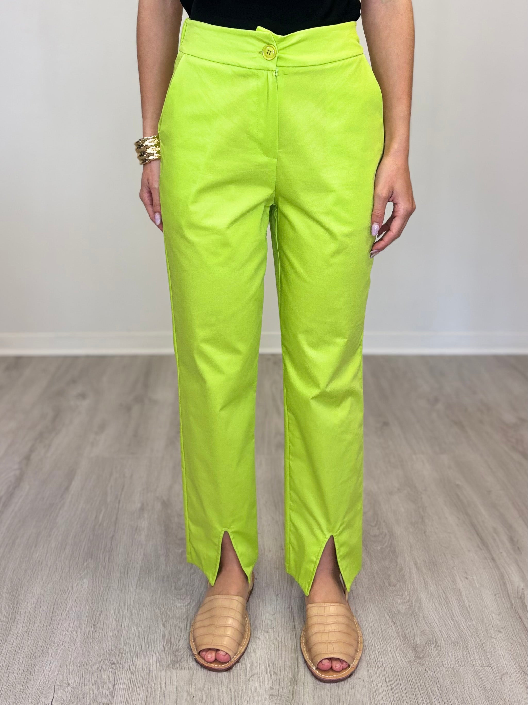 PANTALONE STRETTO SPACCHI