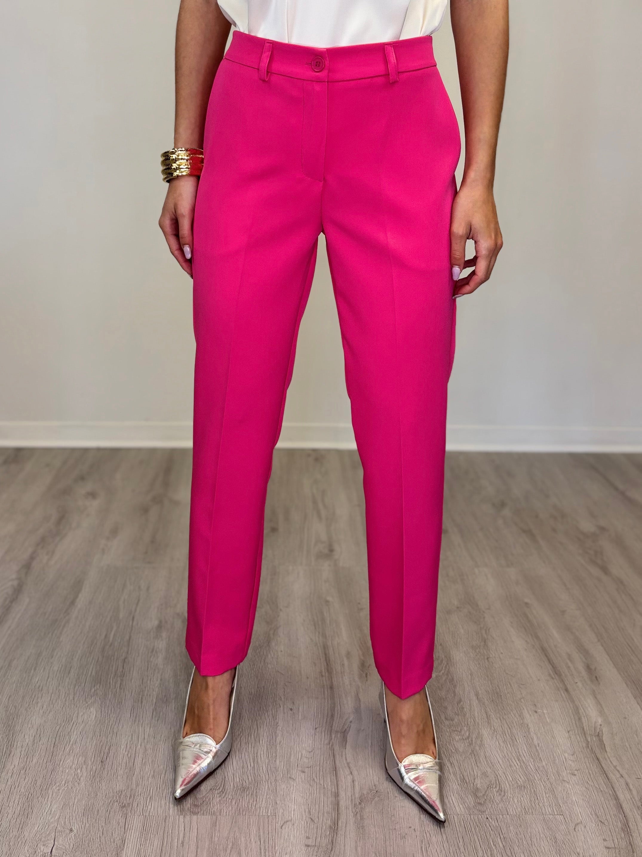 PANTALONE SIGARETTA CON PASSANTI